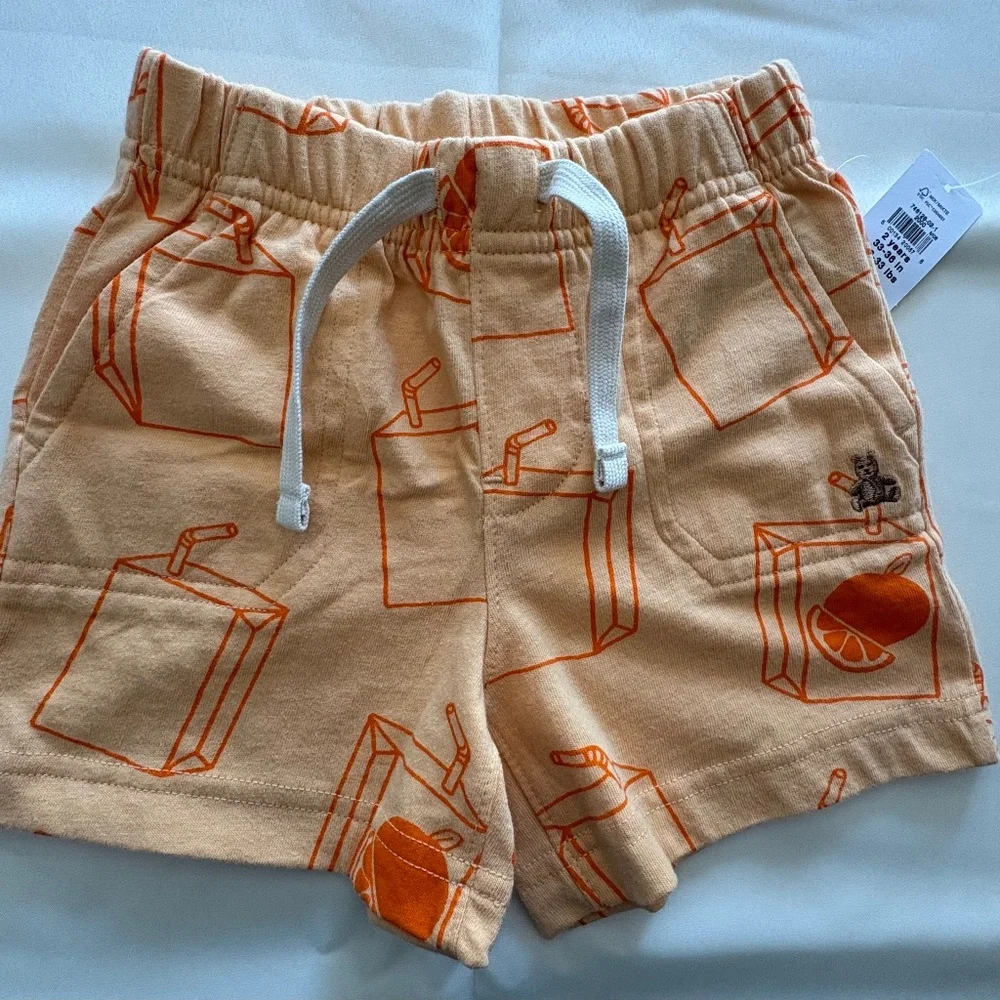 Gap Toddler Boys Shorts Cotton Size 2 Years NEW WITH TAGS